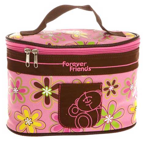 Forever Friends Oval Cosmetic Case